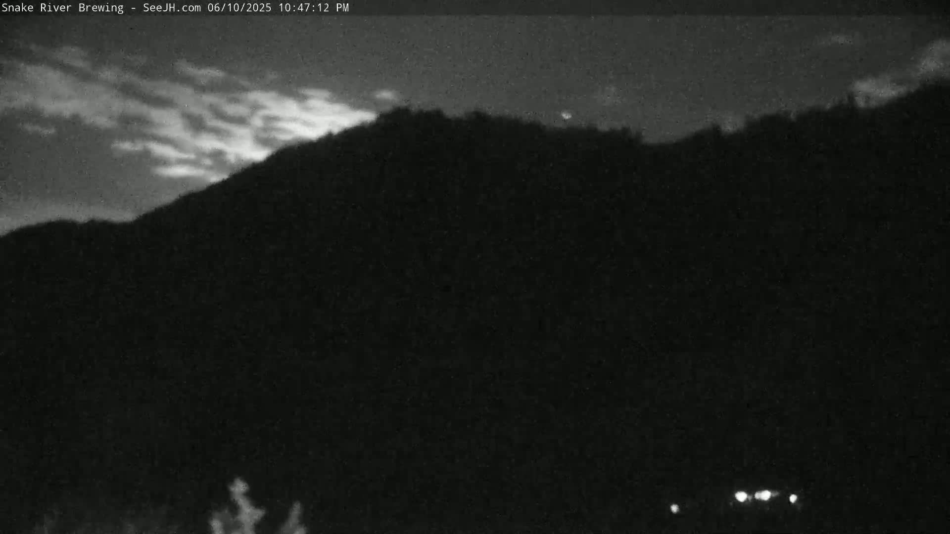 Snow King Mountain View from Jackson Town Live Cam - Jackson, Teton, Wyoming, USA