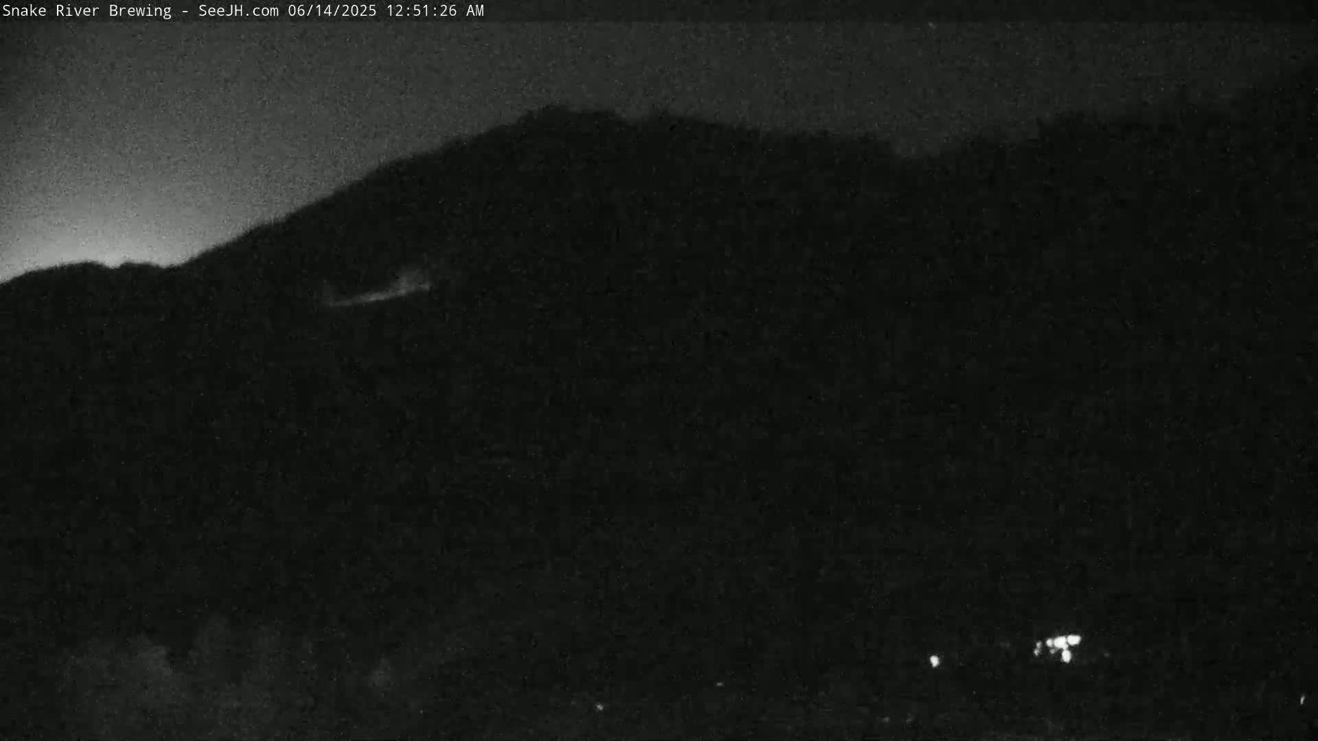Snow King Mountain View from Jackson Town Live Cam - Jackson, Teton, Wyoming, USA