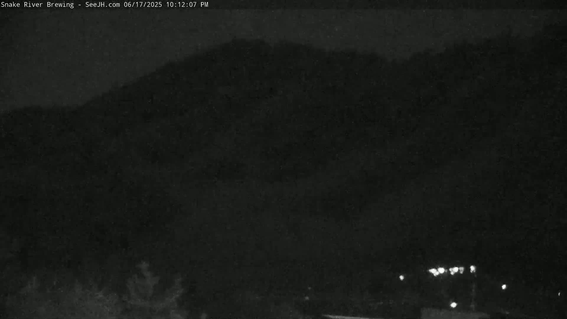 Snow King Mountain View from Jackson Town Live Cam - Jackson, Teton, Wyoming, USA