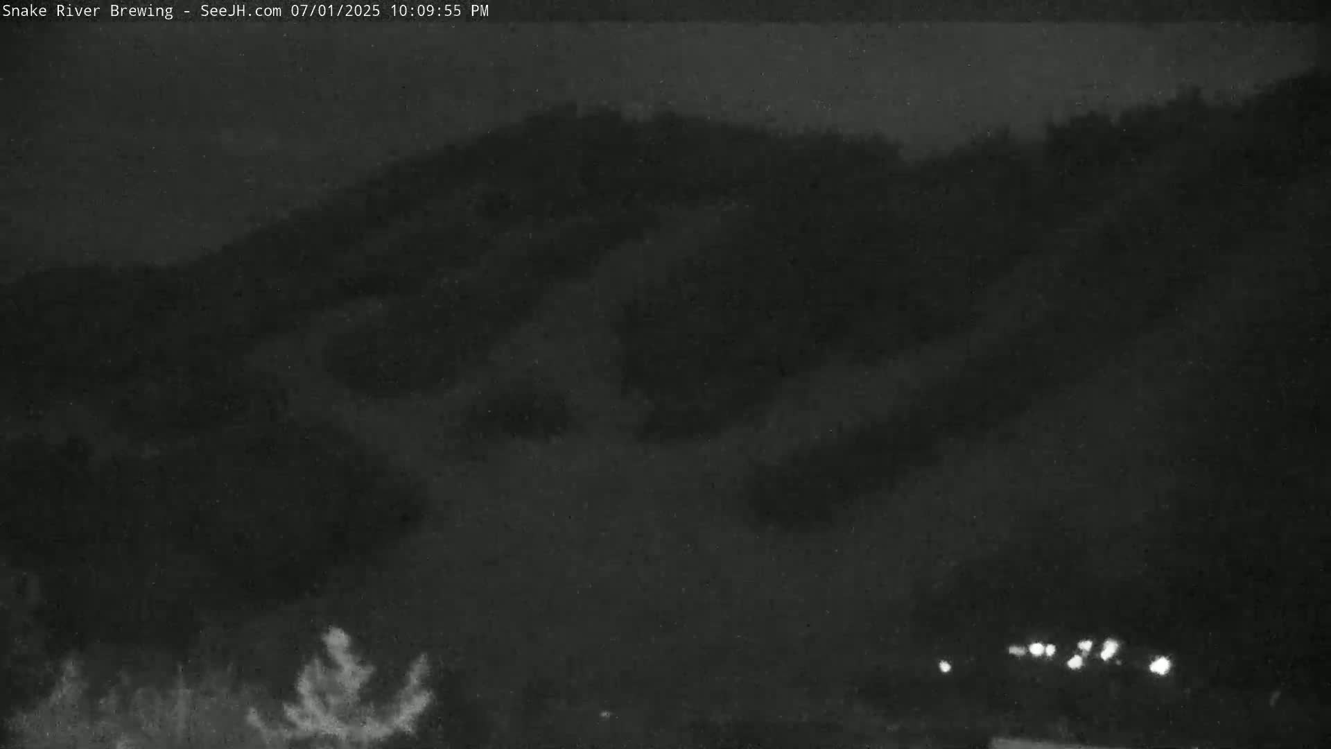 Snow King Mountain View from Jackson Town Live Cam - Jackson, Teton, Wyoming, USA