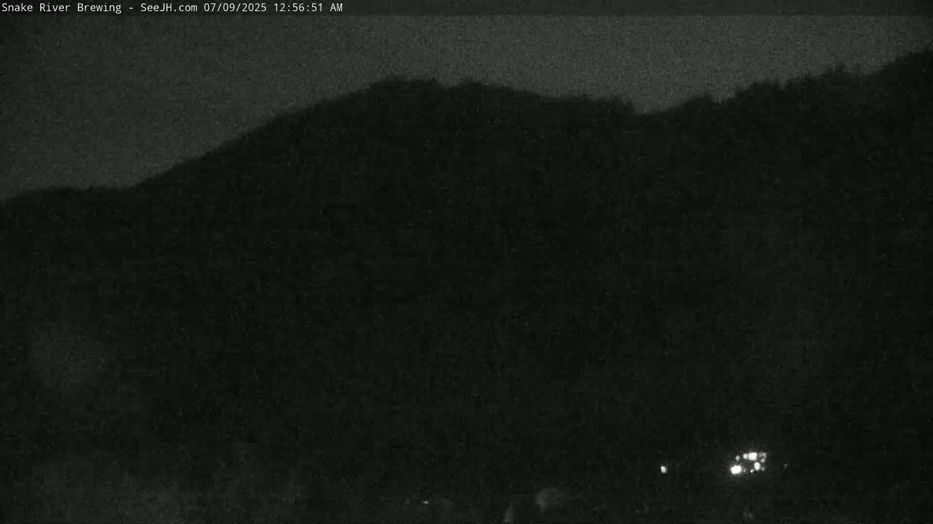 Snow King Mountain View from Jackson Town Live Cam - Jackson, Teton, Wyoming, USA