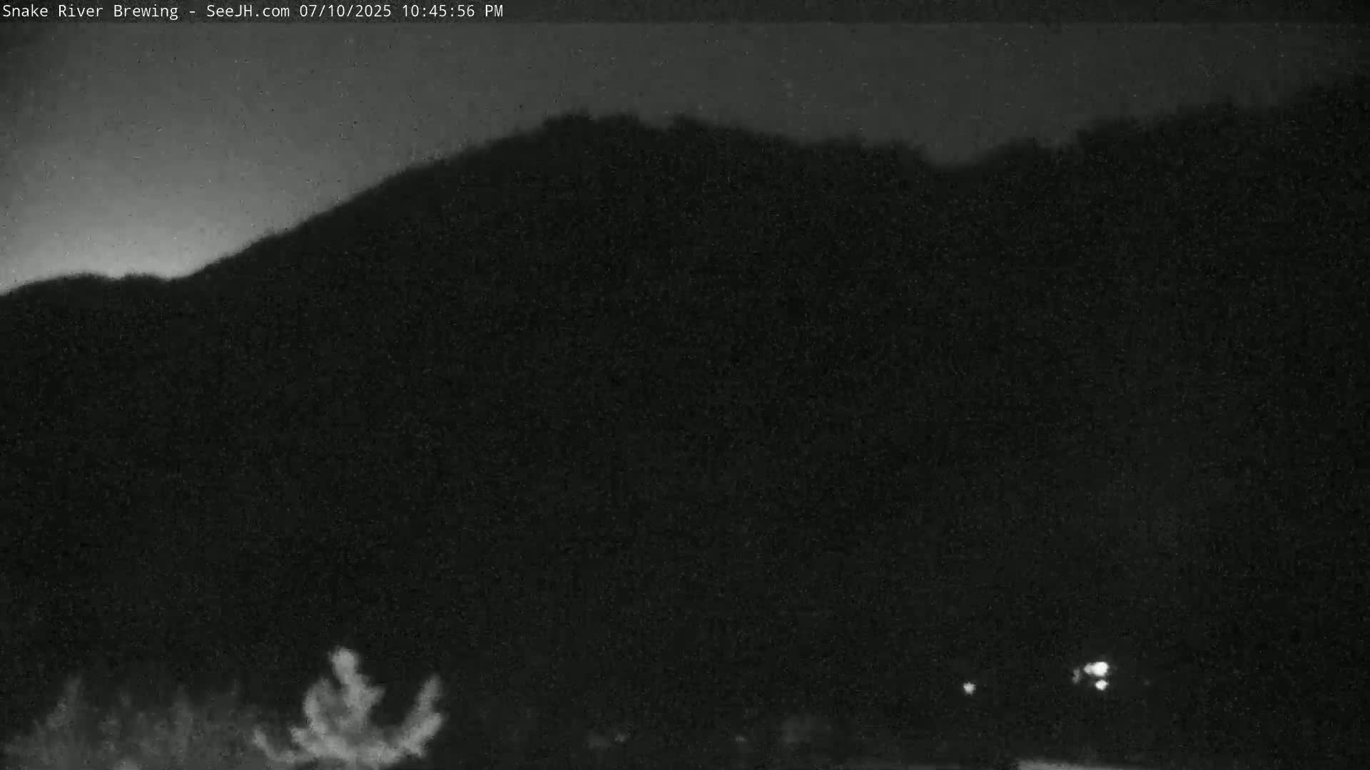 Snow King Mountain View from Jackson Town Live Cam - Jackson, Teton, Wyoming, USA