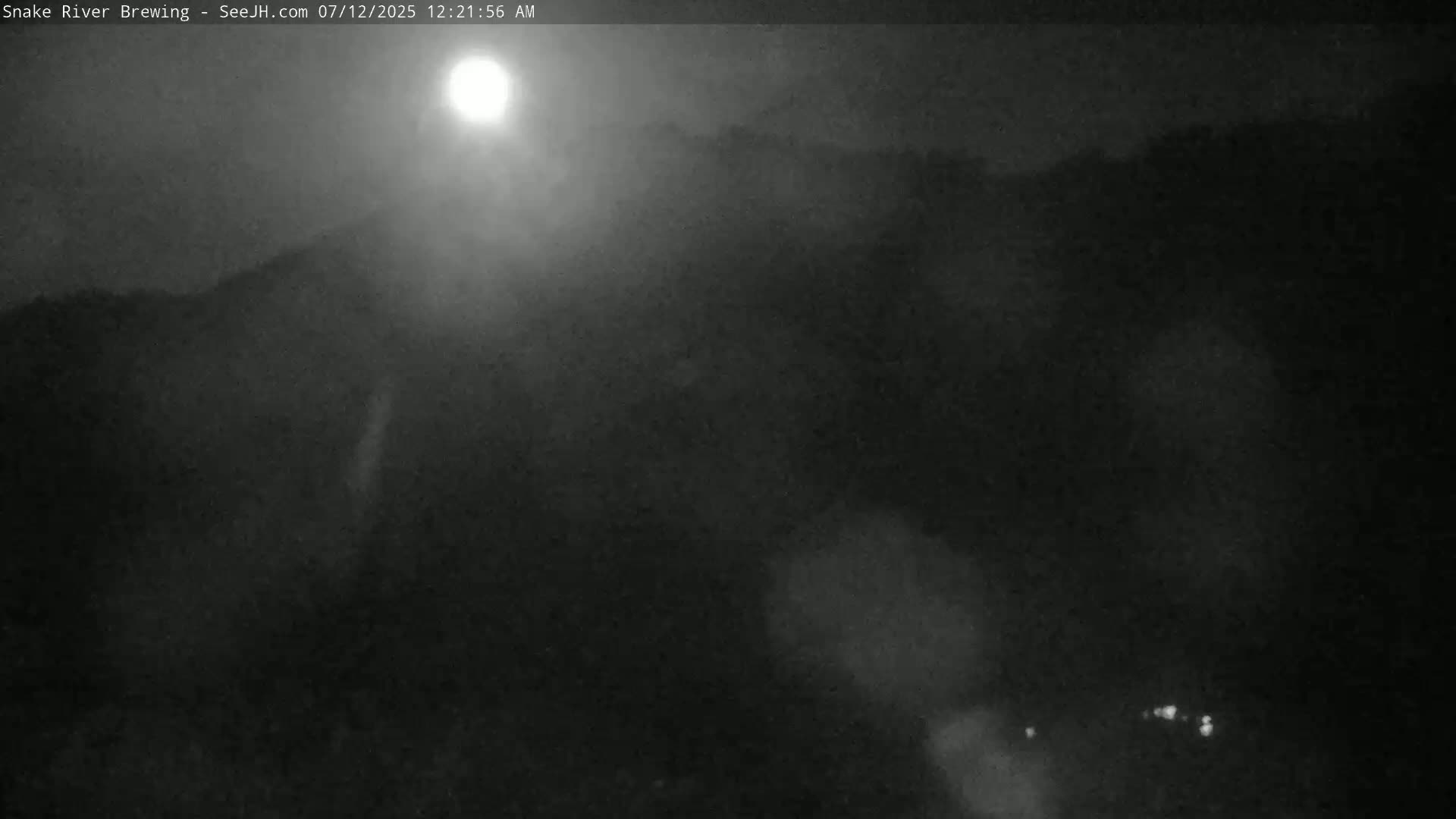 Snow King Mountain View from Jackson Town Live Cam - Jackson, Teton, Wyoming, USA