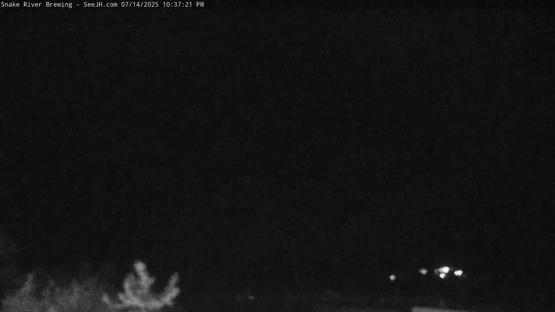 Snow King Mountain View from Jackson Town Live Cam - Jackson, Teton, Wyoming, USA