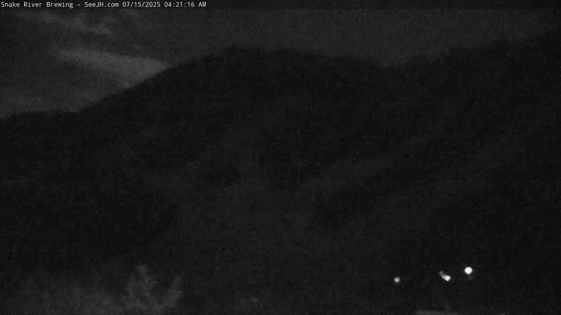 Snow King Mountain View from Jackson Town Live Cam - Jackson, Teton, Wyoming, USA