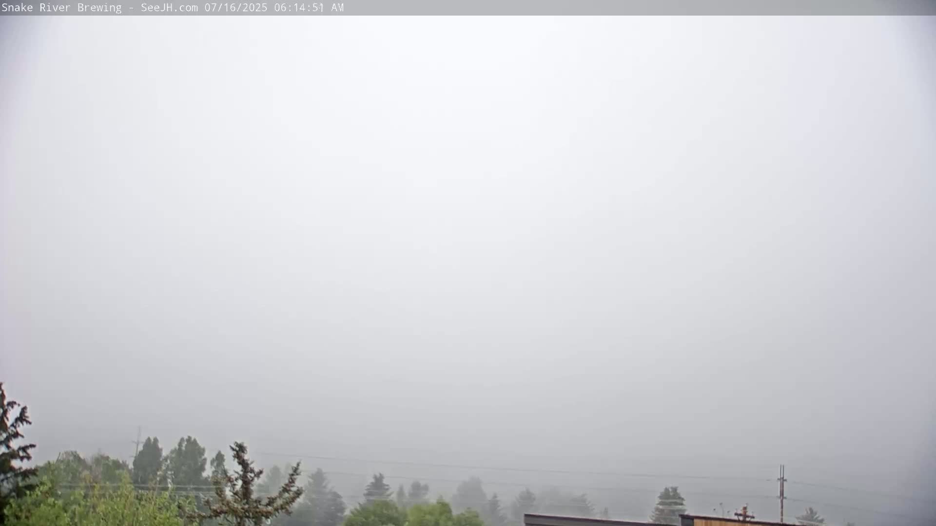 Snow King Mountain View from Jackson Town Live Cam - Jackson, Teton, Wyoming, USA