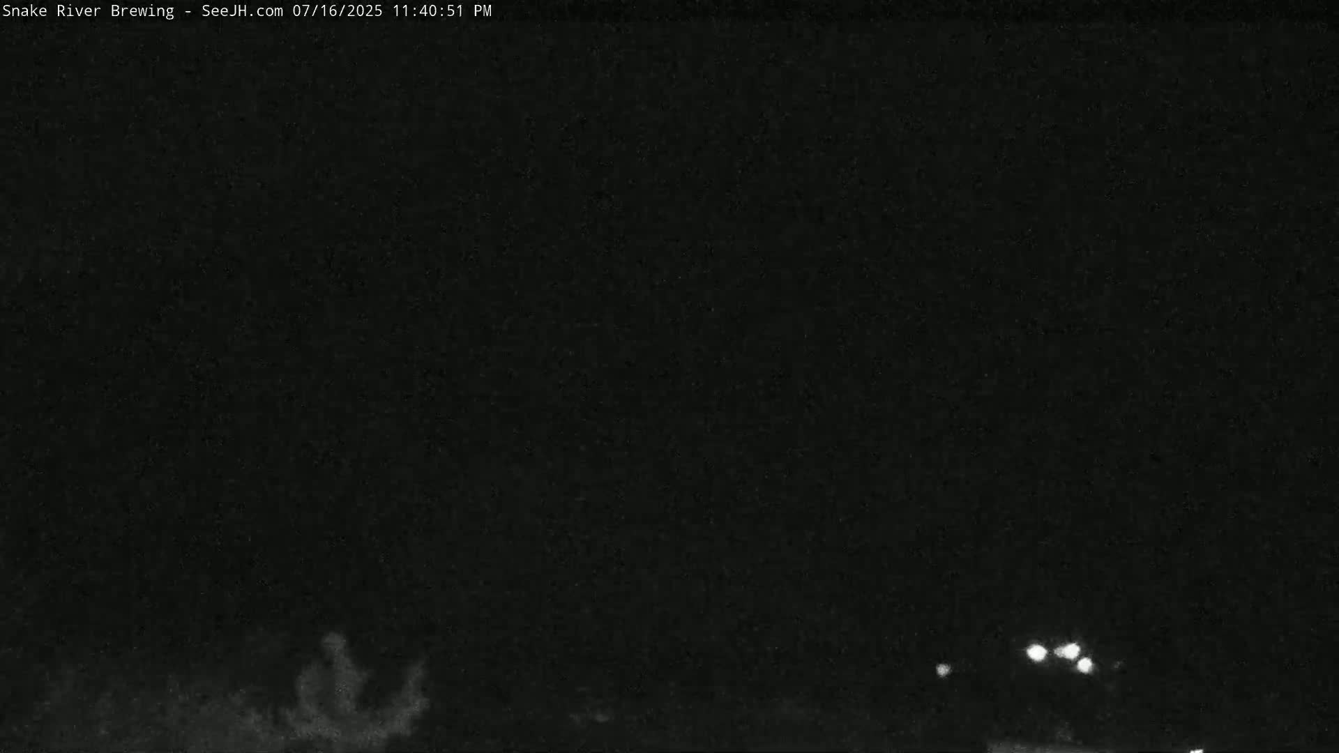 Snow King Mountain View from Jackson Town Live Cam - Jackson, Teton, Wyoming, USA