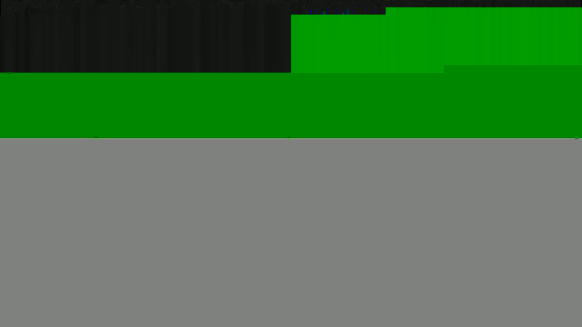 The image shows a dark gray area below two horizontal bands of green, with the top band being a slightly darker shade of green.
