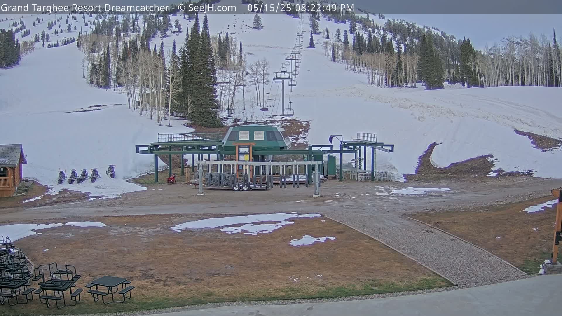 Grand Targhee Resort Ski Lifts & Slopes Live Cam - Alta, Teton, Wyoming, USA