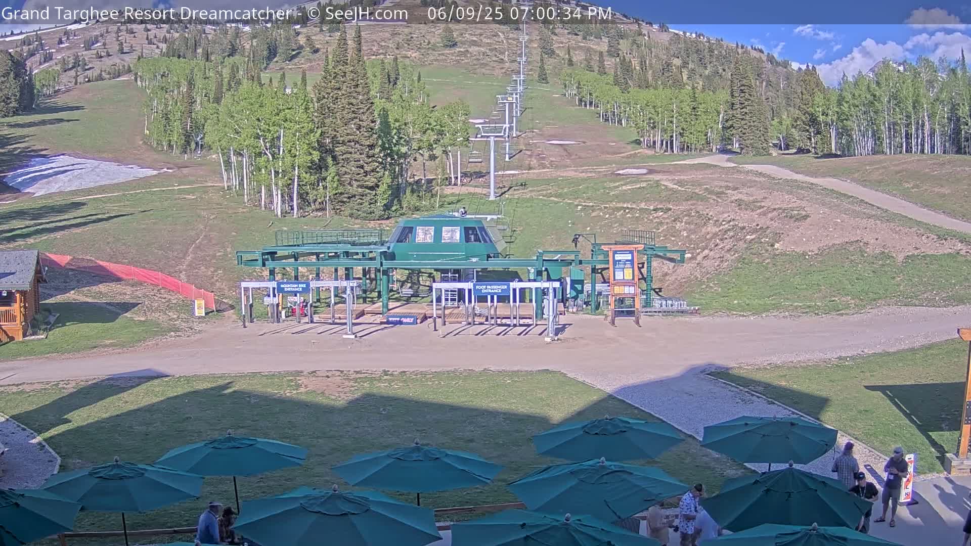 Grand Targhee Resort Ski Lifts & Slopes Live Cam - Alta, Teton, Wyoming, USA
