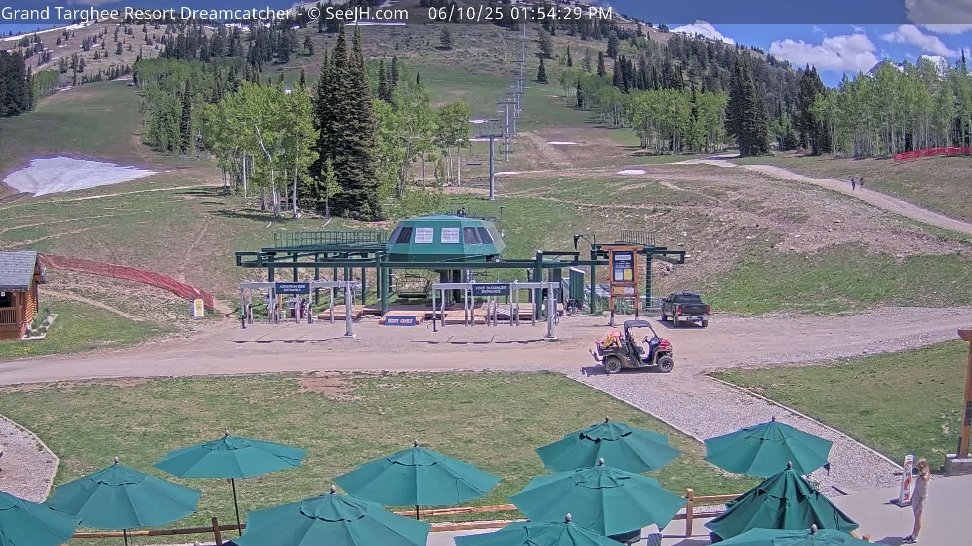 Grand Targhee Resort Ski Lifts & Slopes Live Cam - Alta, Teton, Wyoming, USA