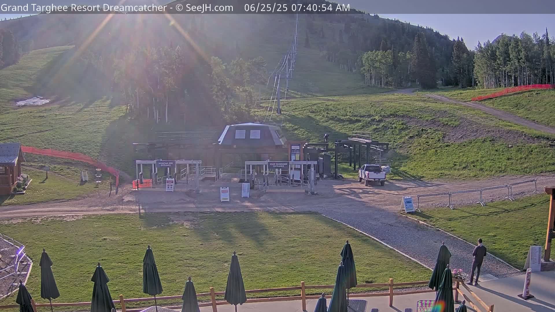 Grand Targhee Resort Ski Lifts & Slopes Live Cam - Alta, Teton, Wyoming, USA