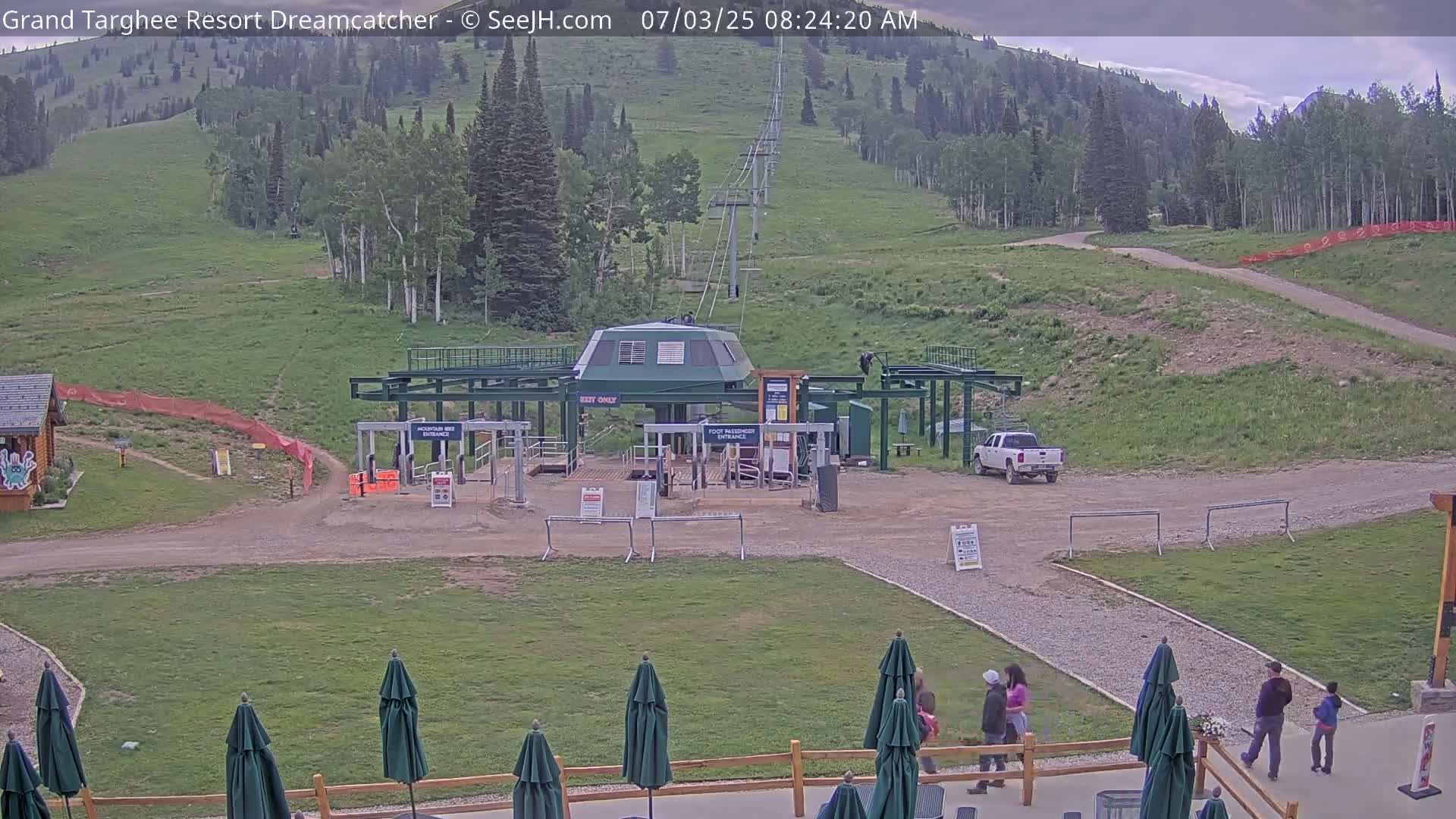 Grand Targhee Resort Ski Lifts & Slopes Live Cam - Alta, Teton, Wyoming, USA