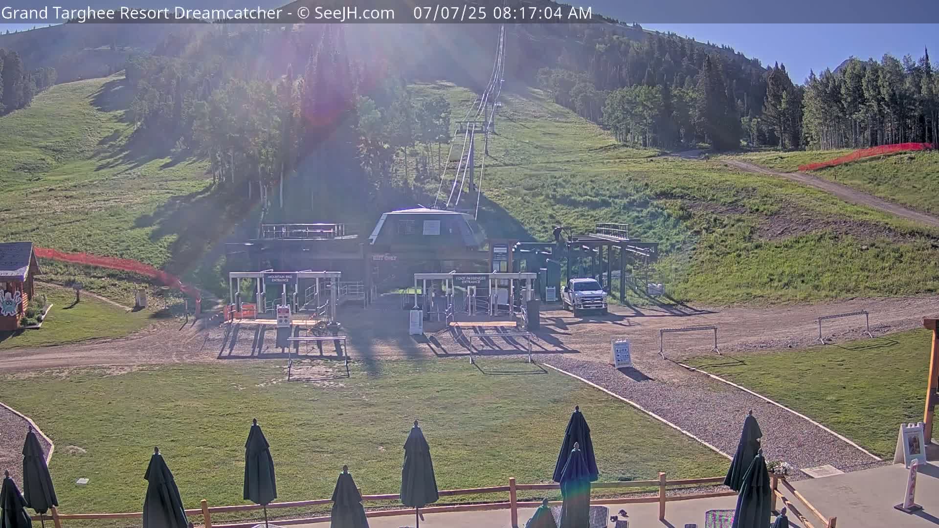 Grand Targhee Resort Ski Lifts & Slopes Live Cam - Alta, Teton, Wyoming, USA