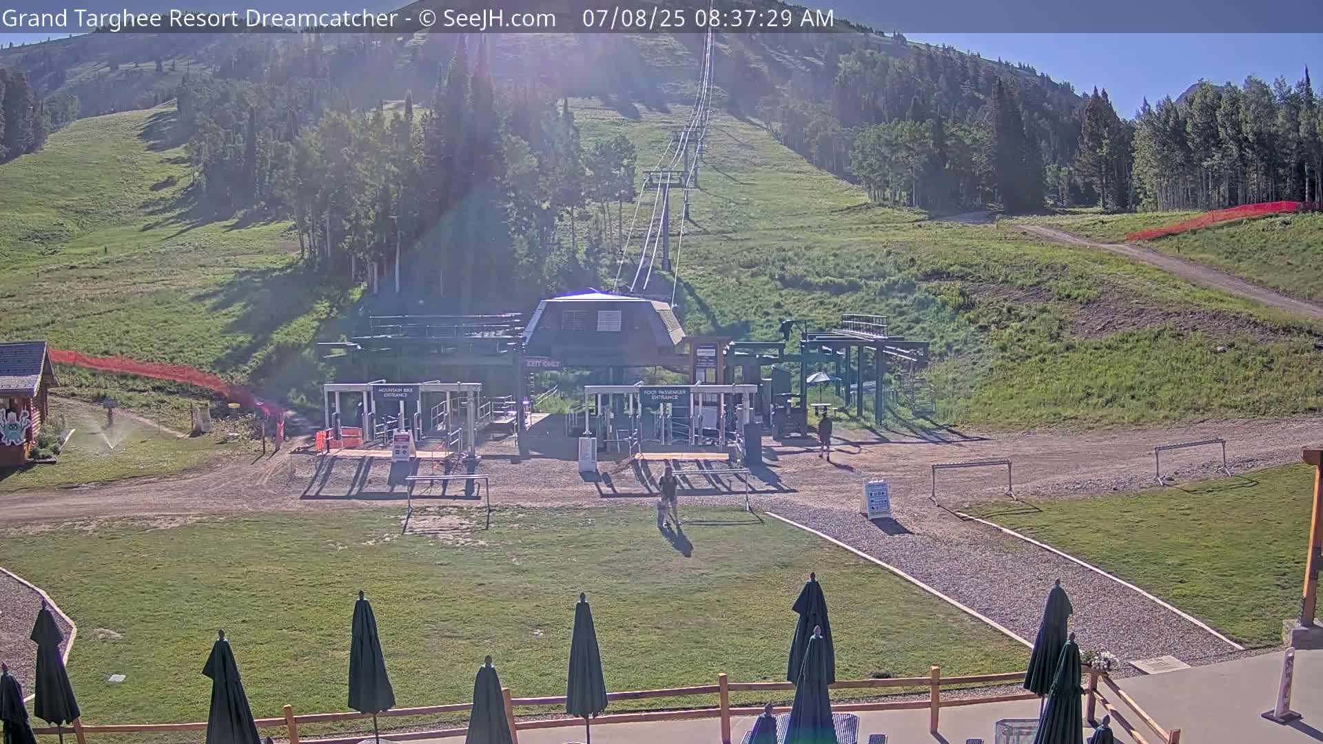 Grand Targhee Resort Ski Lifts & Slopes Live Cam - Alta, Teton, Wyoming, USA