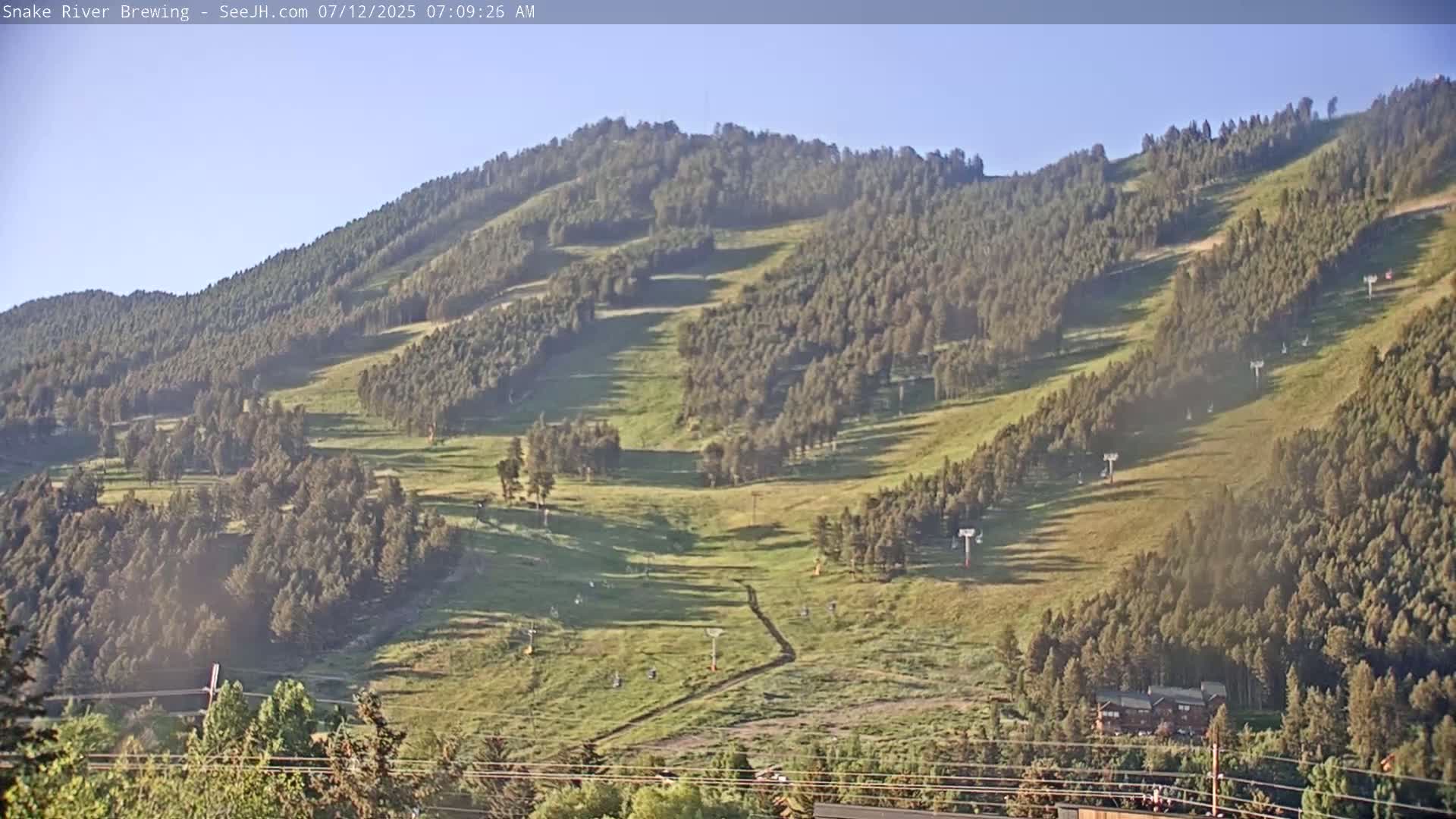Grand Targhee Resort Ski Lifts & Slopes Live Cam - Alta, Teton, Wyoming, USA
