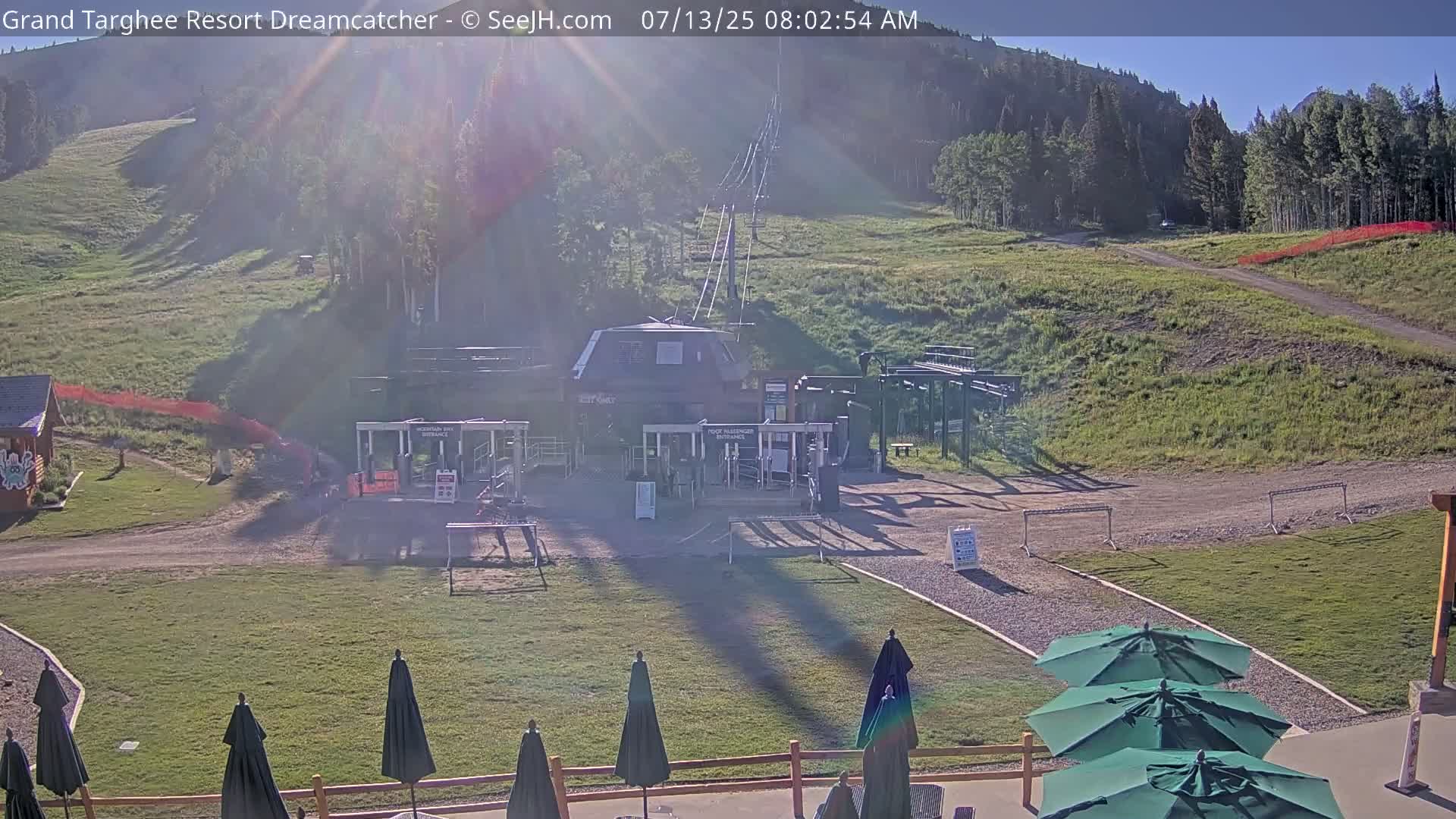 Grand Targhee Resort Ski Lifts & Slopes Live Cam - Alta, Teton, Wyoming, USA