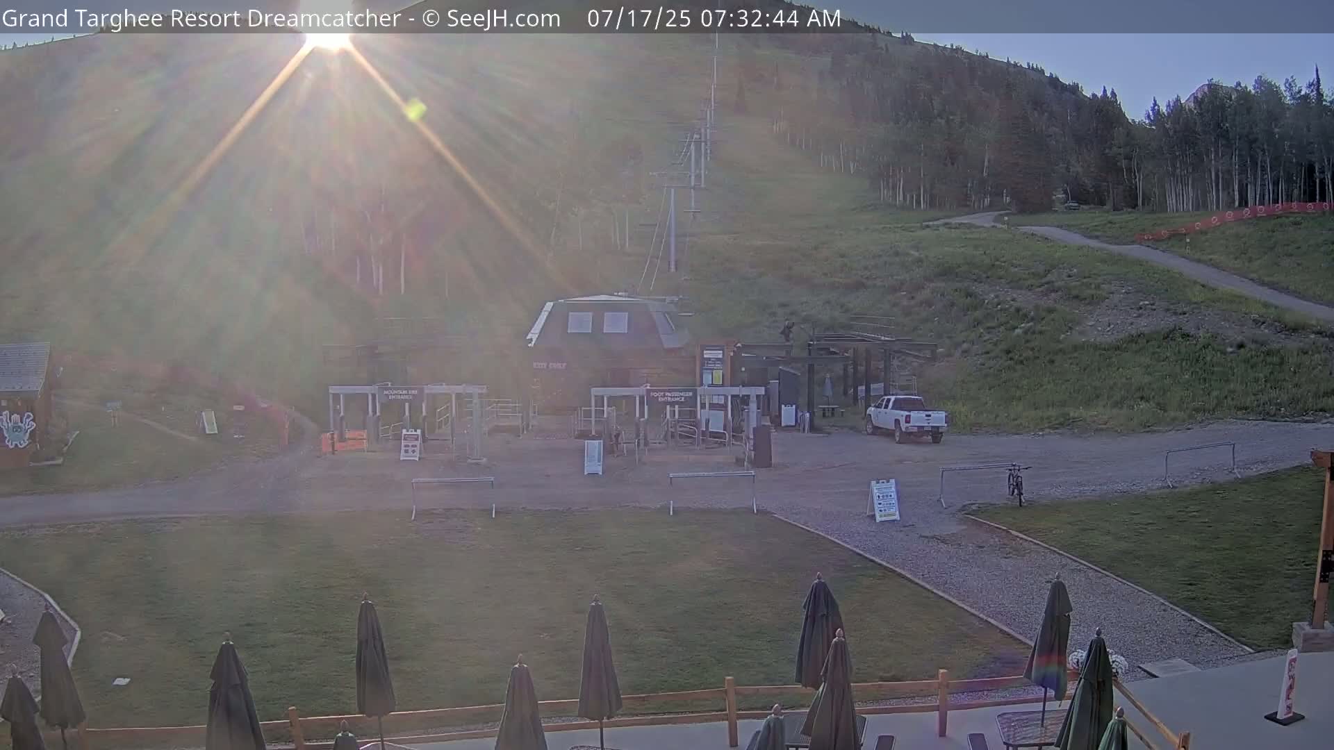 Grand Targhee Resort Ski Lifts & Slopes Live Cam - Alta, Teton, Wyoming, USA