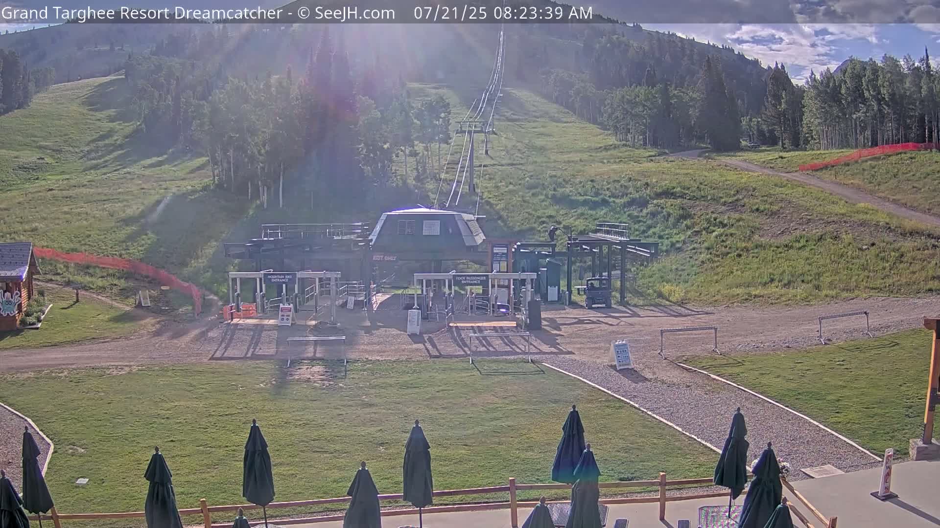 Grand Targhee Resort Ski Lifts & Slopes Live Cam - Alta, Teton, Wyoming, USA