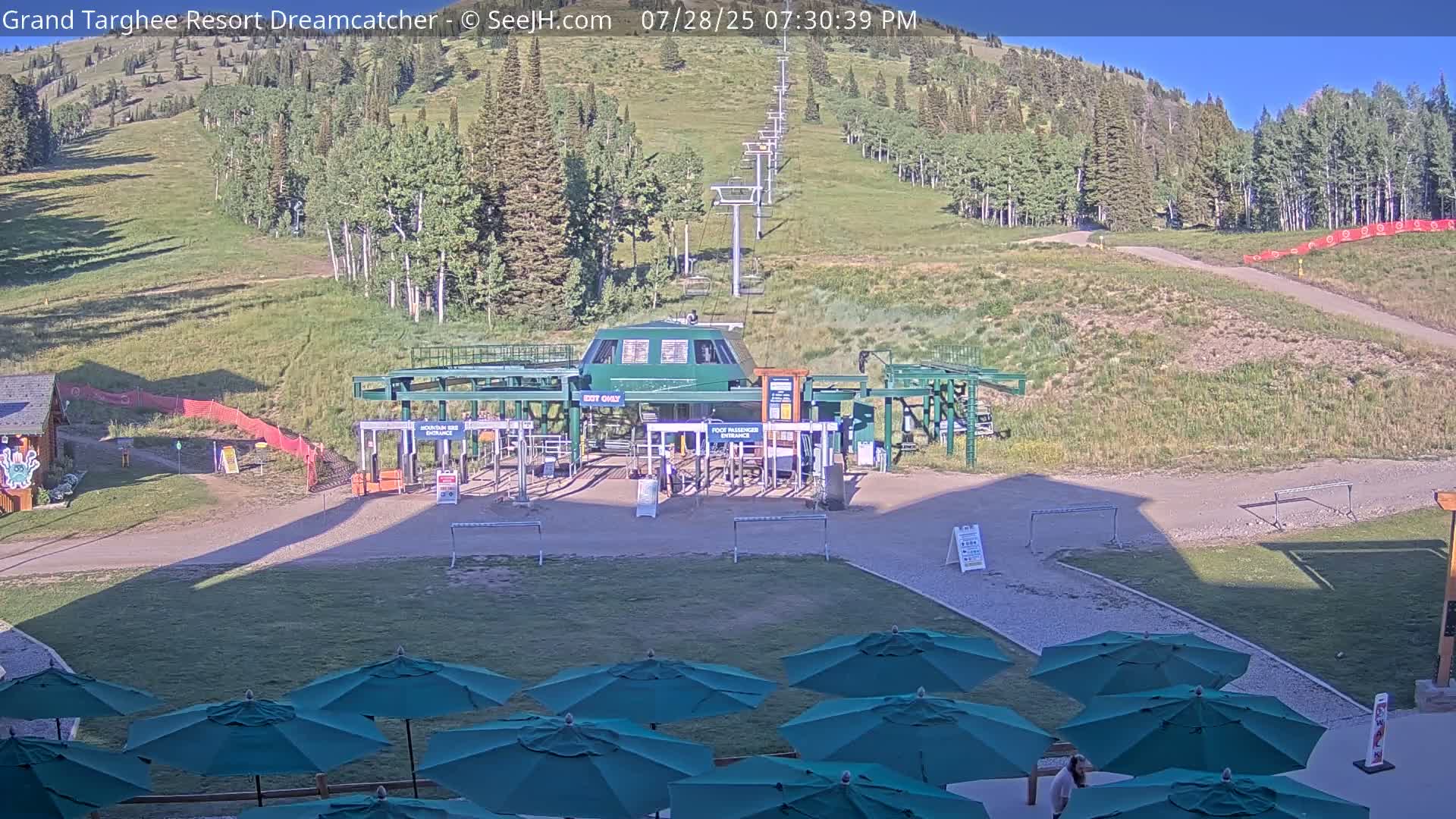Grand Targhee Resort Ski Lifts & Slopes Live Cam - Alta, Teton, Wyoming, USA