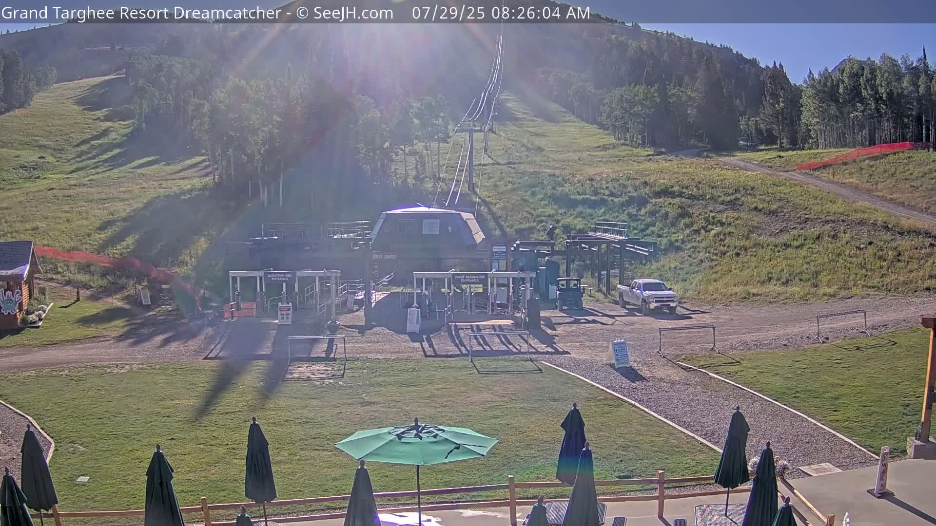 Grand Targhee Resort Ski Lifts & Slopes Live Cam - Alta, Teton, Wyoming, USA