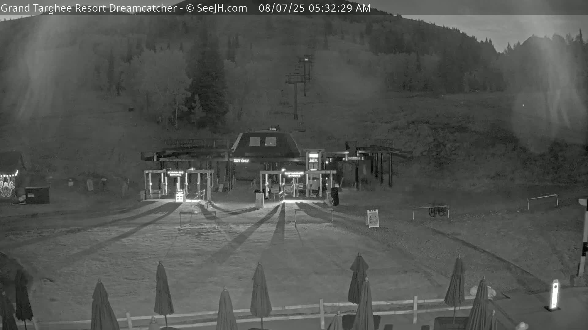 Grand Targhee Resort Ski Lifts & Slopes Live Cam - Alta, Teton, Wyoming, USA
