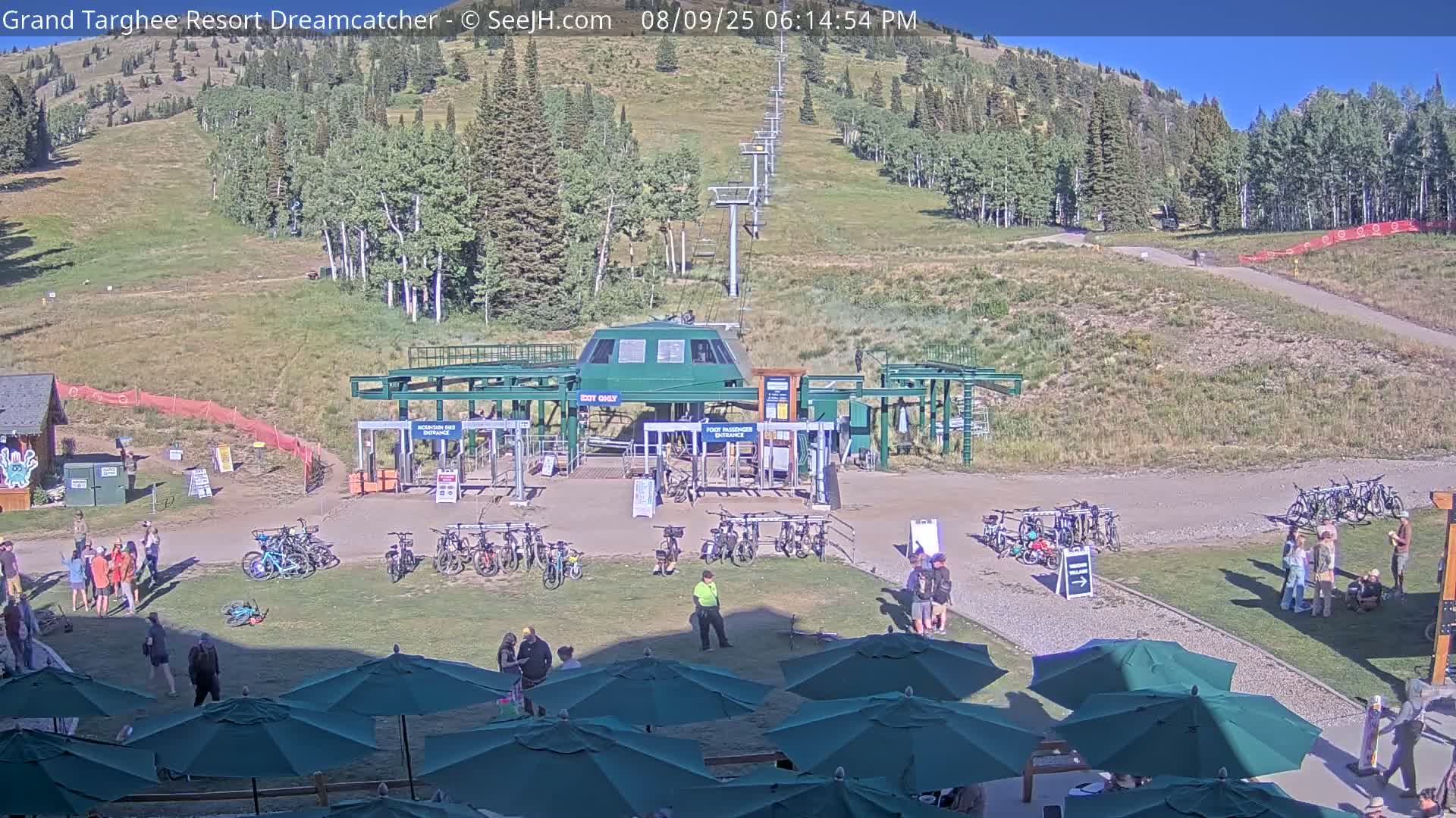 Grand Targhee Resort Ski Lifts & Slopes Live Cam - Alta, Teton, Wyoming, USA