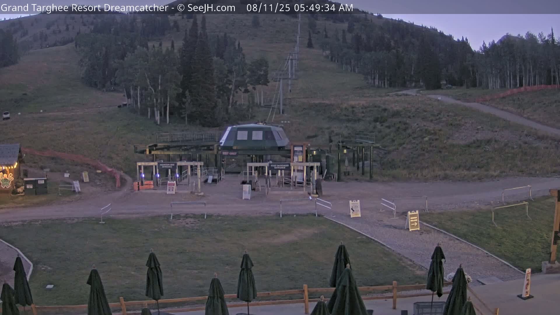 Grand Targhee Resort Ski Lifts & Slopes Live Cam - Alta, Teton, Wyoming, USA