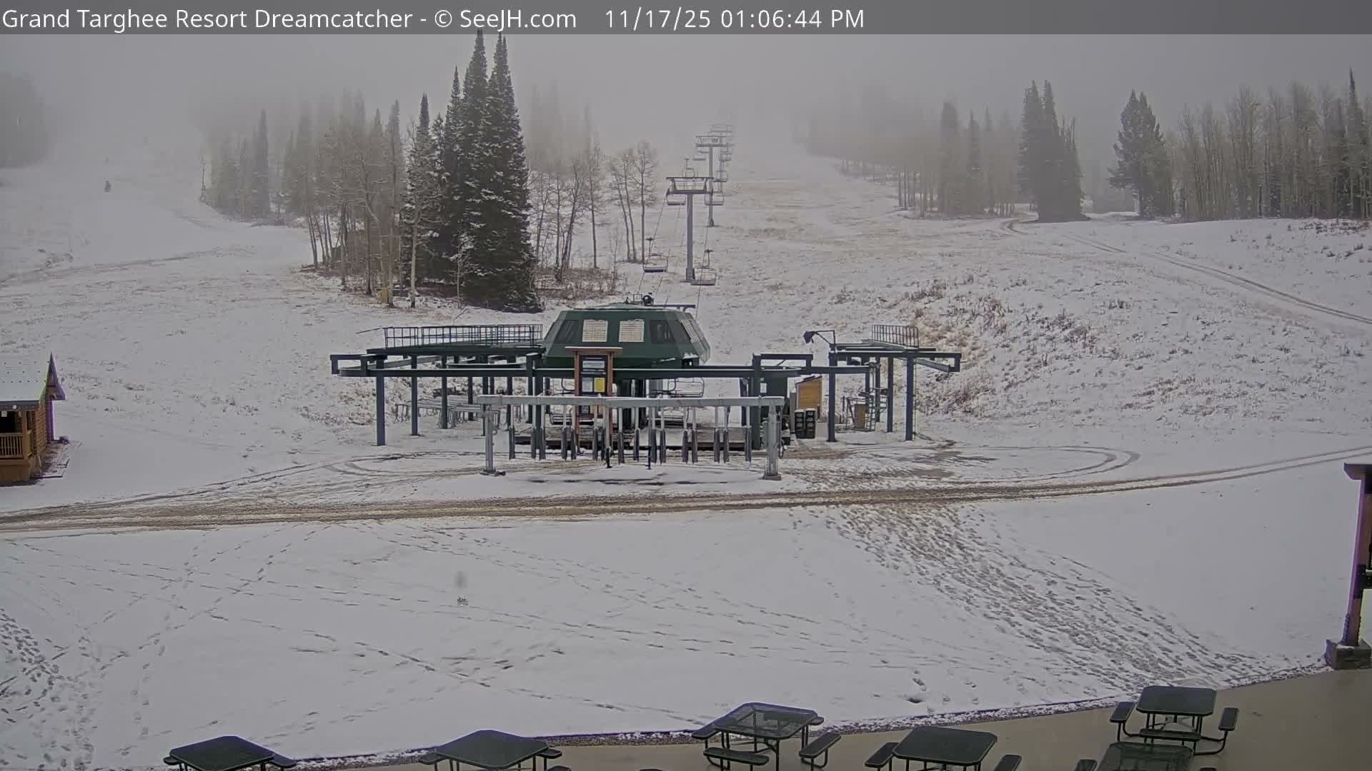 Grand Targhee Resort Ski Lifts & Slopes Live Cam - Alta, Teton, Wyoming, USA