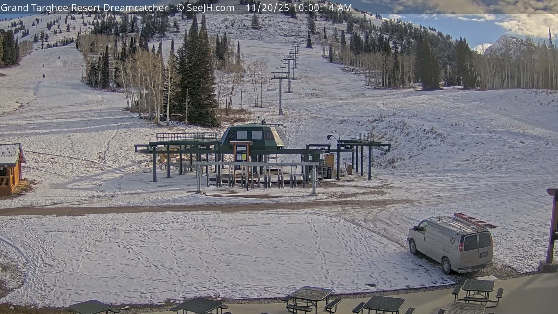 Grand Targhee Resort Ski Lifts & Slopes Live Cam - Alta, Teton, Wyoming, USA