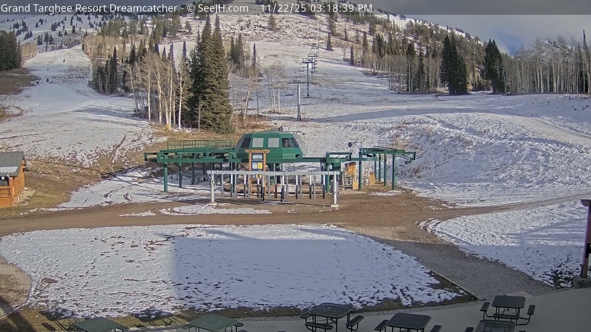 Grand Targhee Resort Ski Lifts & Slopes Live Cam - Alta, Teton, Wyoming, USA