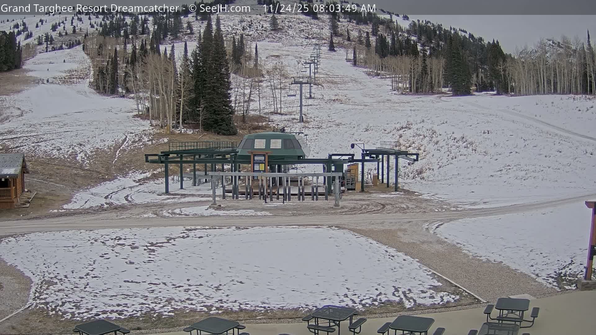 Grand Targhee Resort Ski Lifts & Slopes Live Cam - Alta, Teton, Wyoming, USA