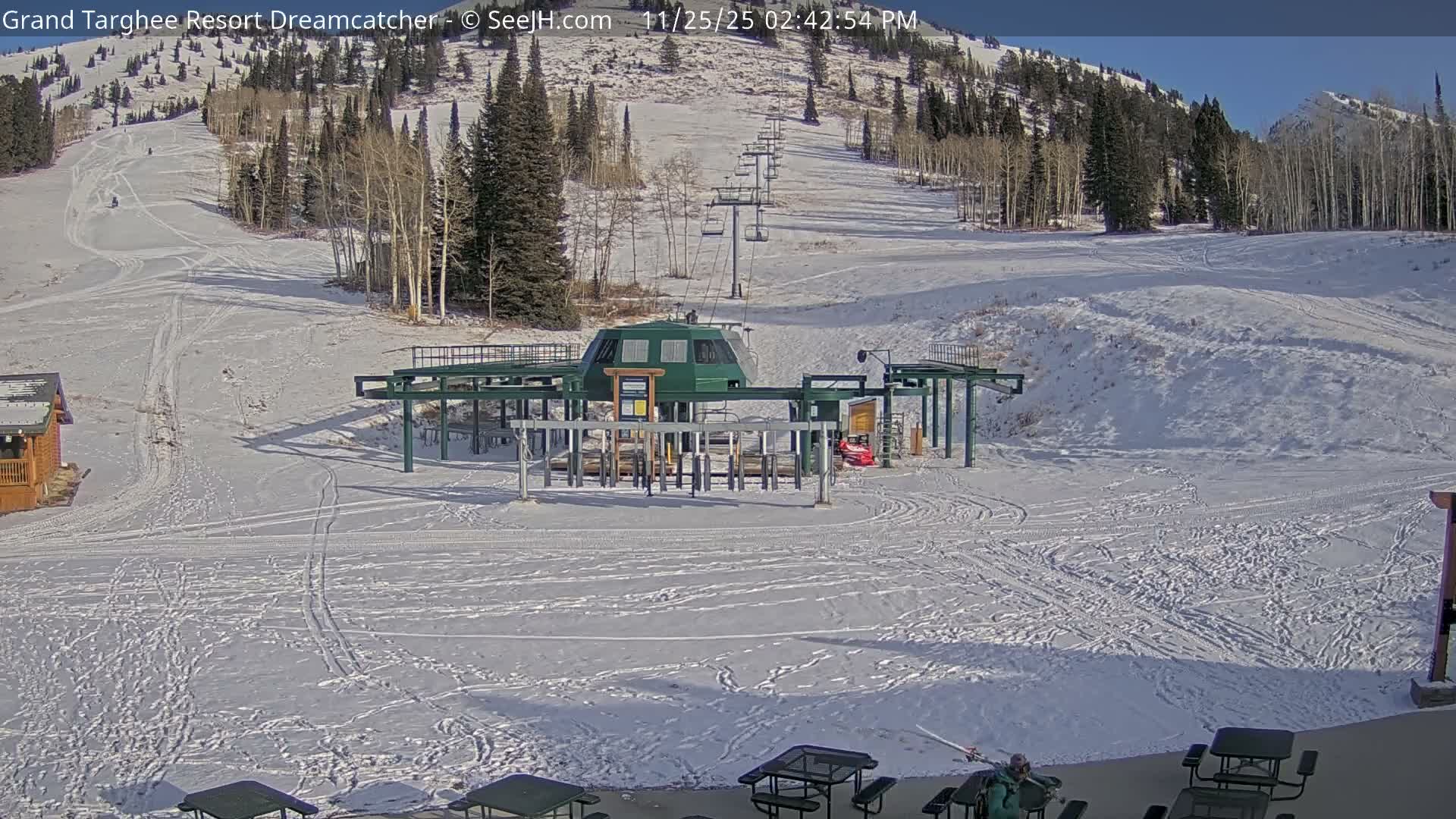 Grand Targhee Resort Ski Lifts & Slopes Live Cam - Alta, Teton, Wyoming, USA