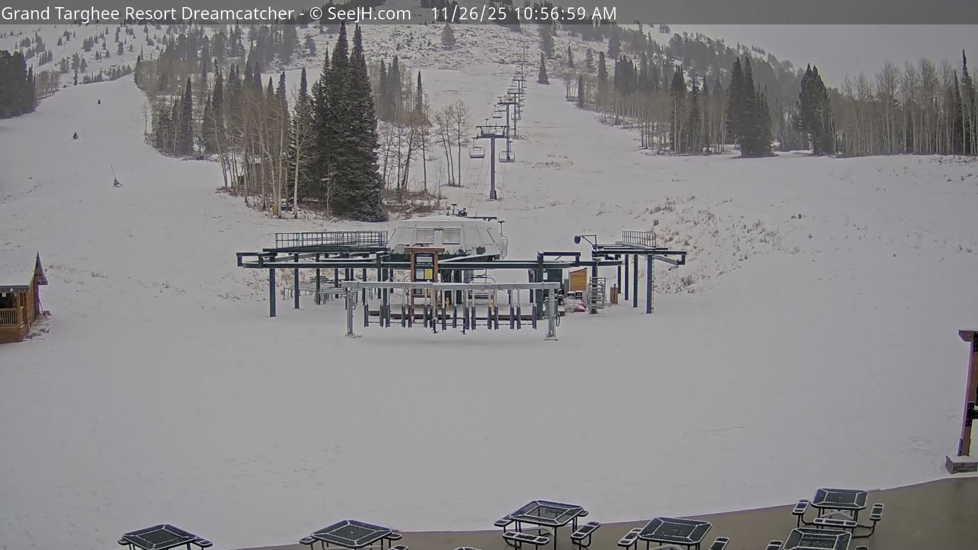 Grand Targhee Resort Ski Lifts & Slopes Live Cam - Alta, Teton, Wyoming, USA