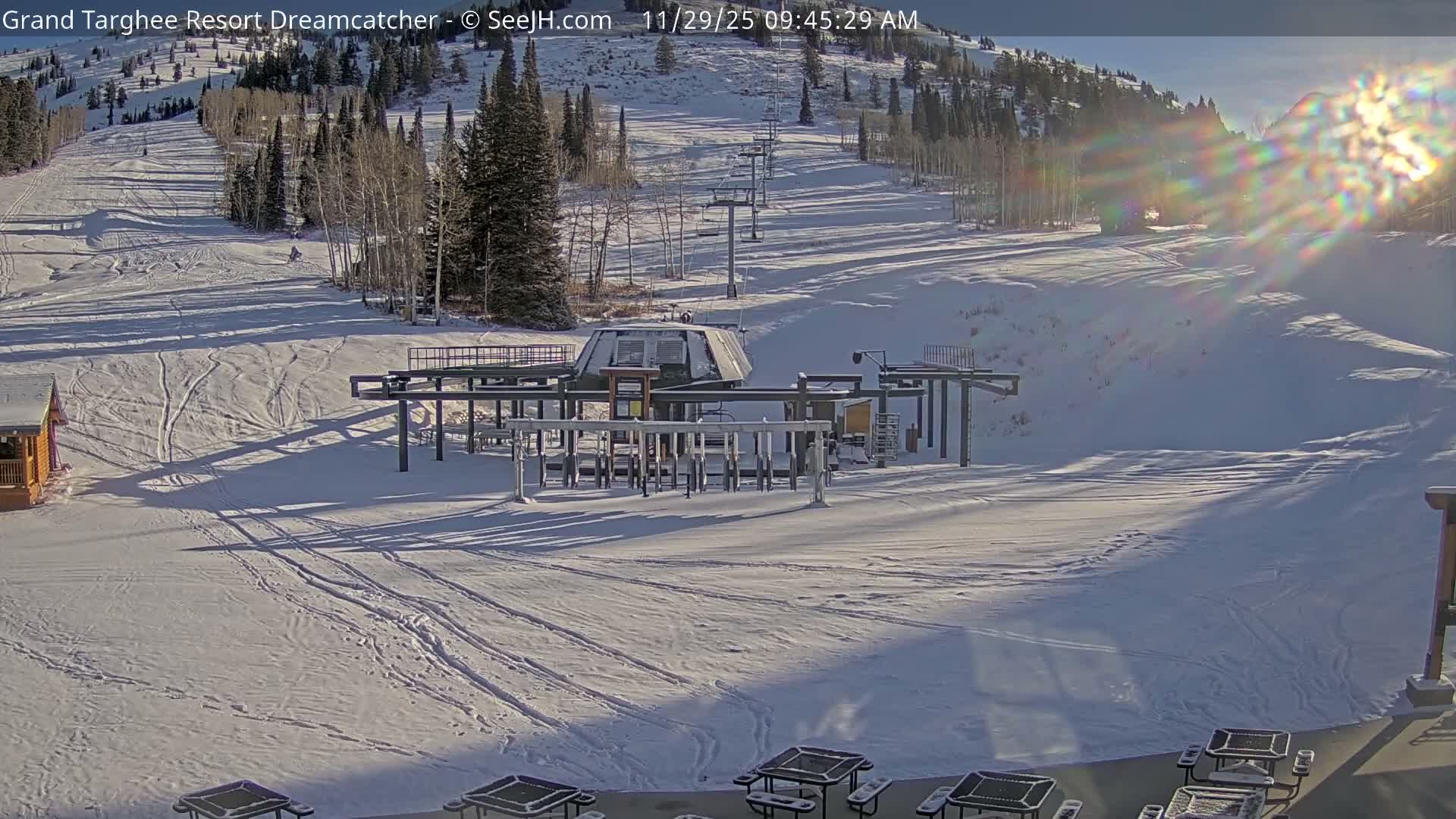 Grand Targhee Resort Ski Lifts & Slopes Live Cam - Alta, Teton, Wyoming, USA