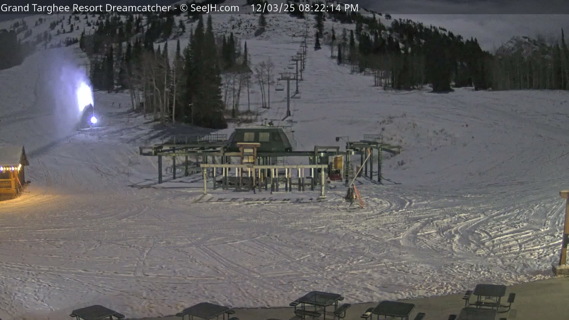 Grand Targhee Resort Ski Lifts & Slopes Live Cam - Alta, Teton, Wyoming, USA