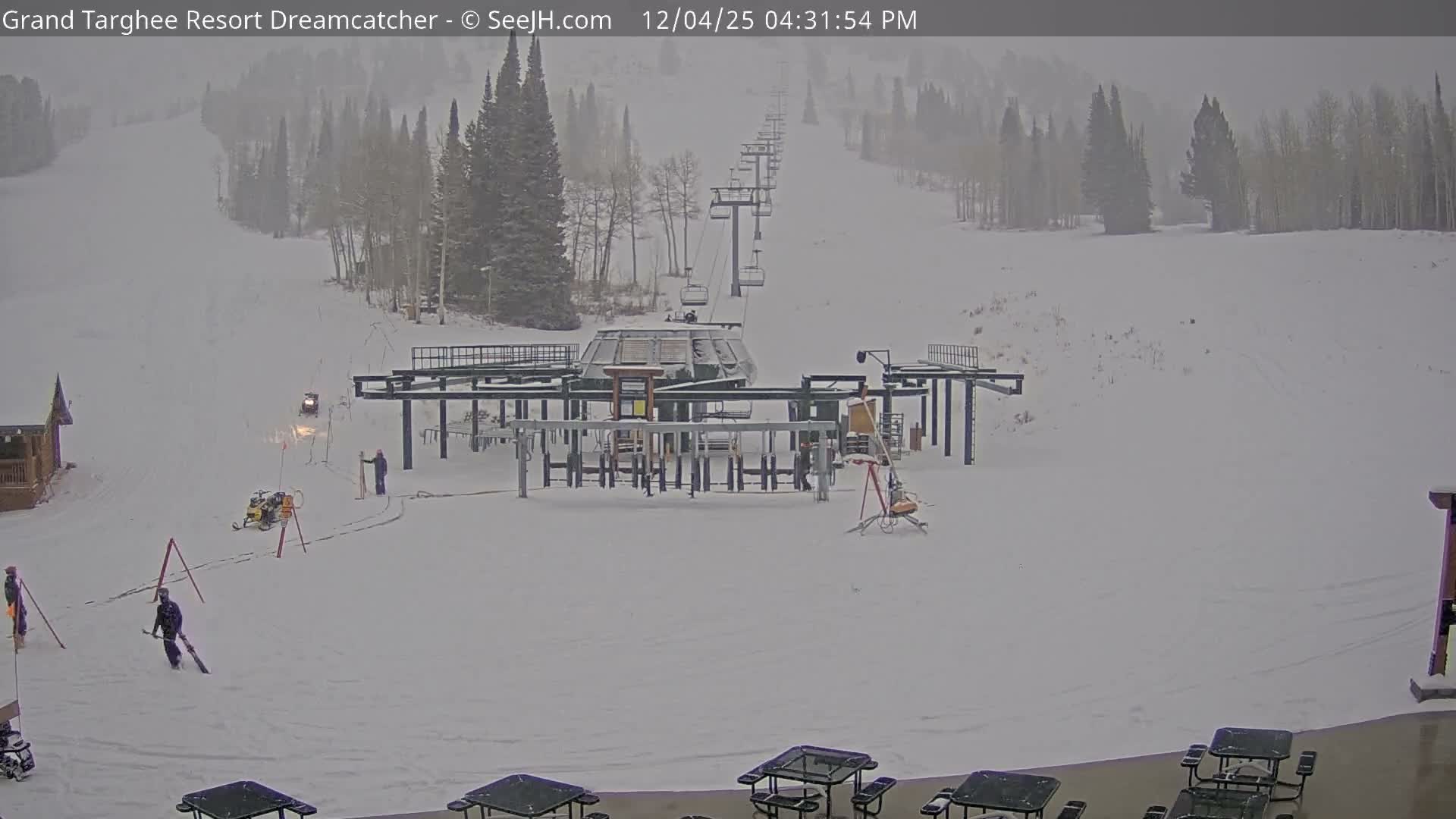 Grand Targhee Resort Ski Lifts & Slopes Live Cam - Alta, Teton, Wyoming, USA
