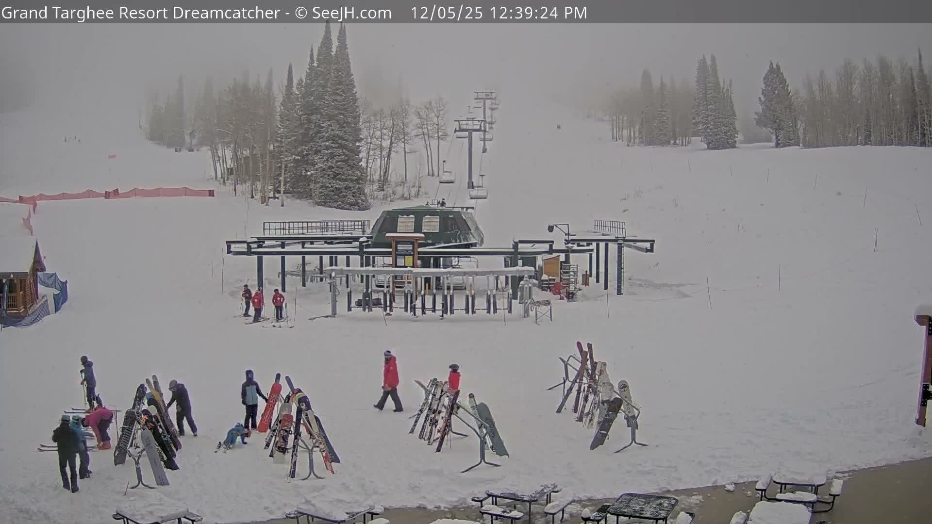 Grand Targhee Resort Ski Lifts & Slopes Live Cam - Alta, Teton, Wyoming, USA