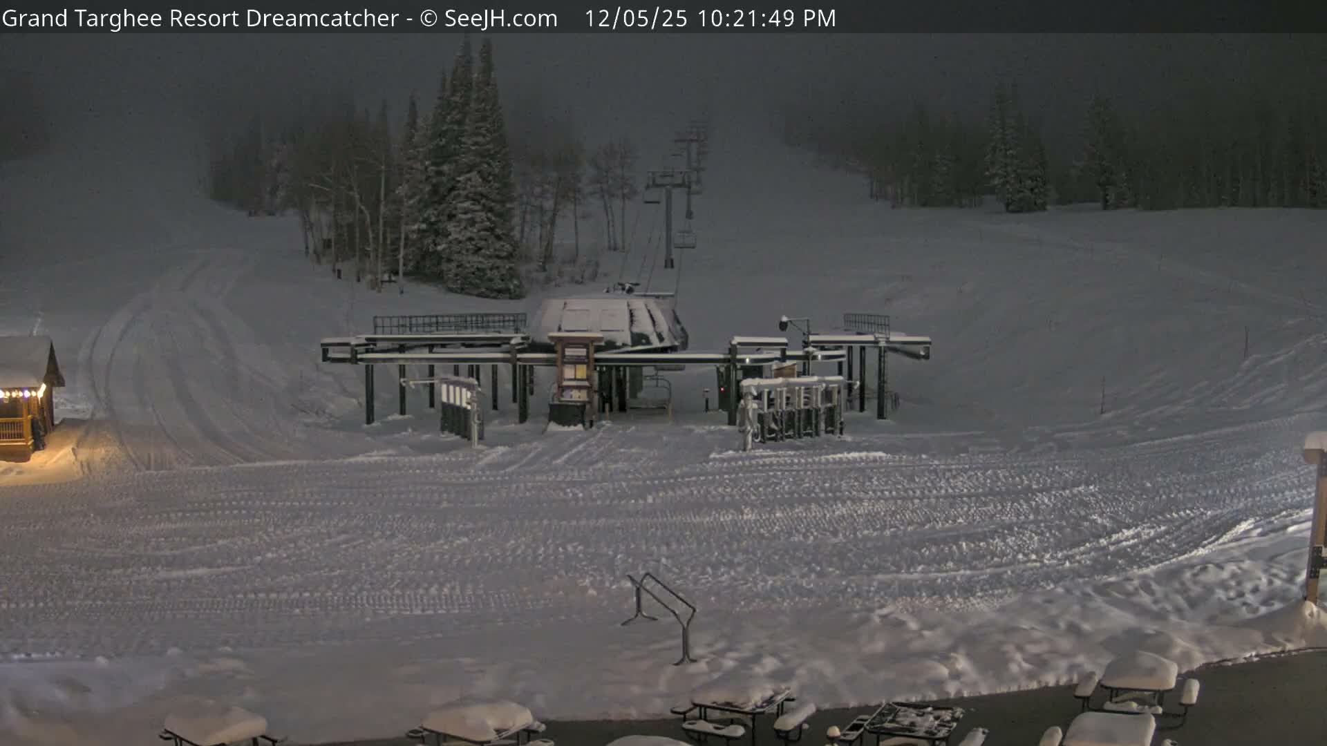 Grand Targhee Resort Ski Lifts & Slopes Live Cam - Alta, Teton, Wyoming, USA