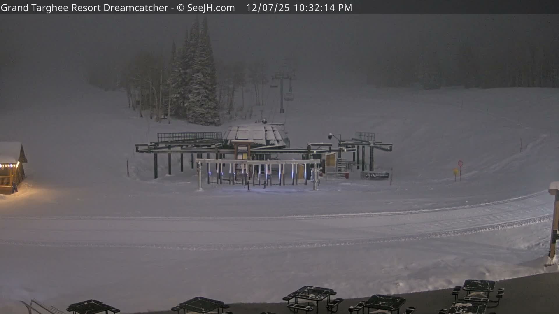 Grand Targhee Resort Ski Lifts & Slopes Live Cam - Alta, Teton, Wyoming, USA