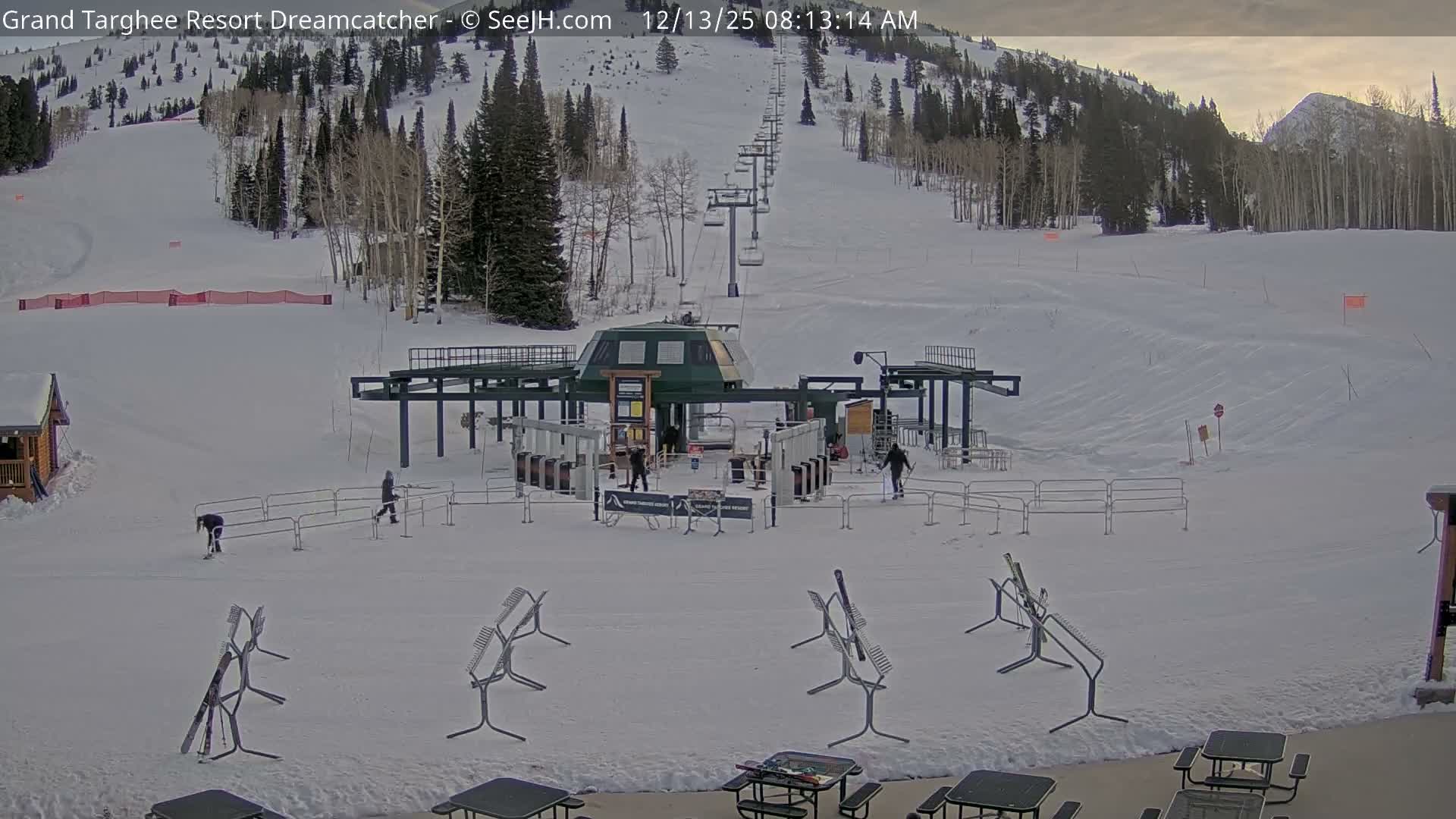 Grand Targhee Resort Ski Lifts & Slopes Live Cam - Alta, Teton, Wyoming, USA