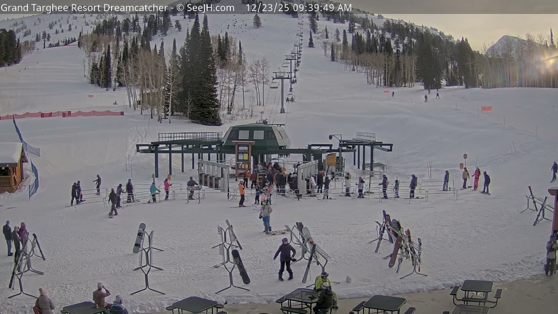 Grand Targhee Resort Ski Lifts & Slopes Live Cam - Alta, Teton, Wyoming, USA