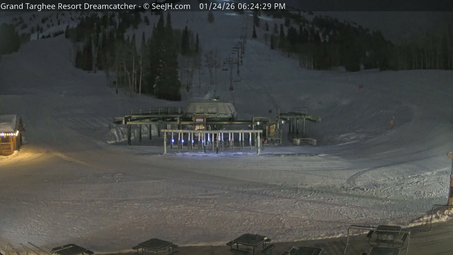 Grand Targhee Resort Ski Lifts & Slopes Live Cam - Alta, Teton, Wyoming, USA