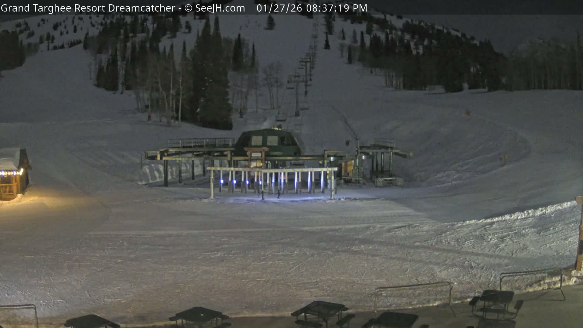Grand Targhee Resort Ski Lifts & Slopes Live Cam - Alta, Teton, Wyoming, USA