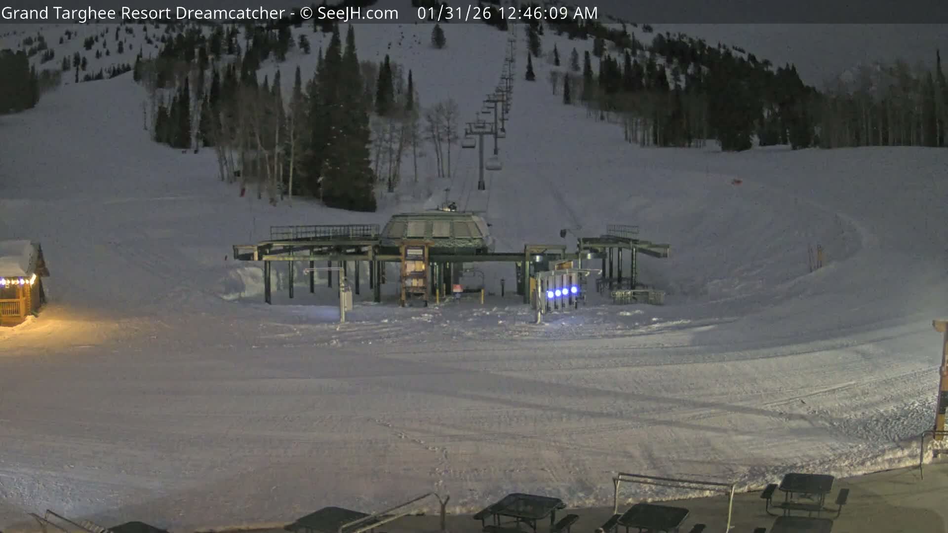 Grand Targhee Resort Ski Lifts & Slopes Live Cam - Alta, Teton, Wyoming, USA