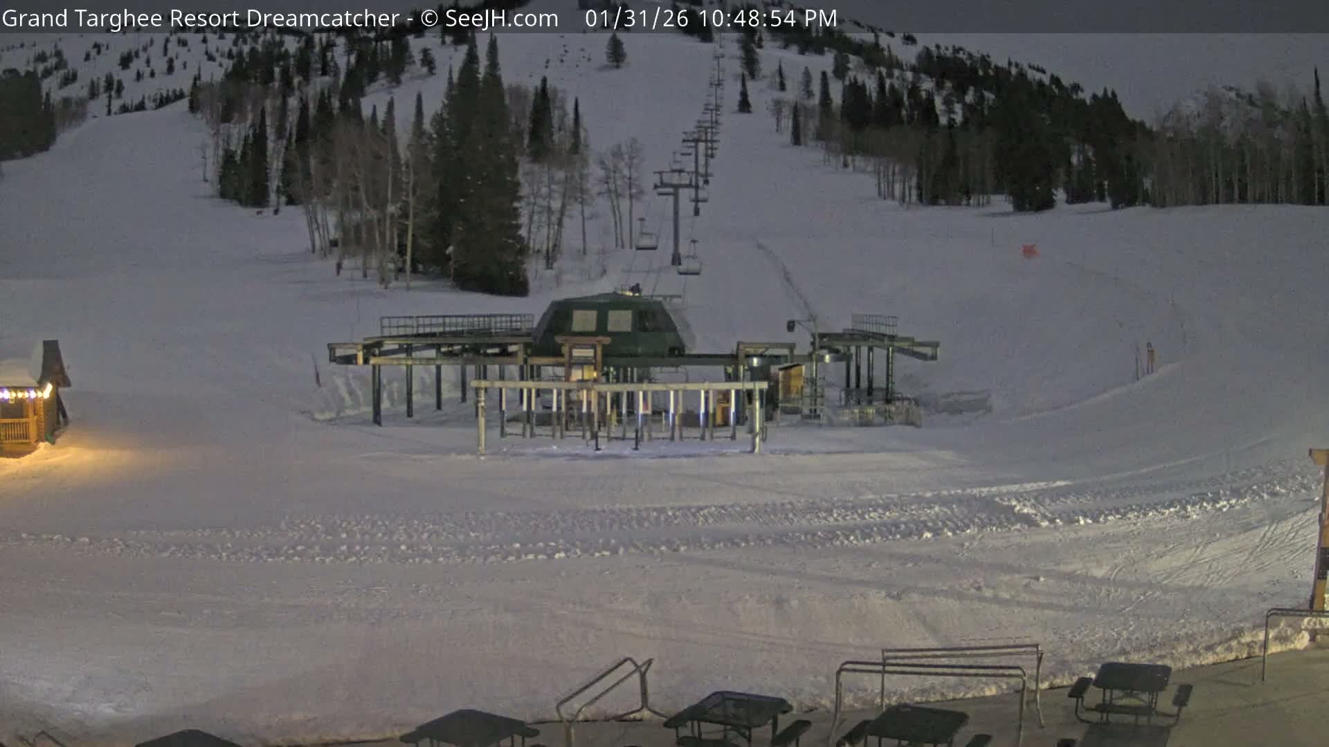 Grand Targhee Resort Ski Lifts & Slopes Live Cam - Alta, Teton, Wyoming, USA