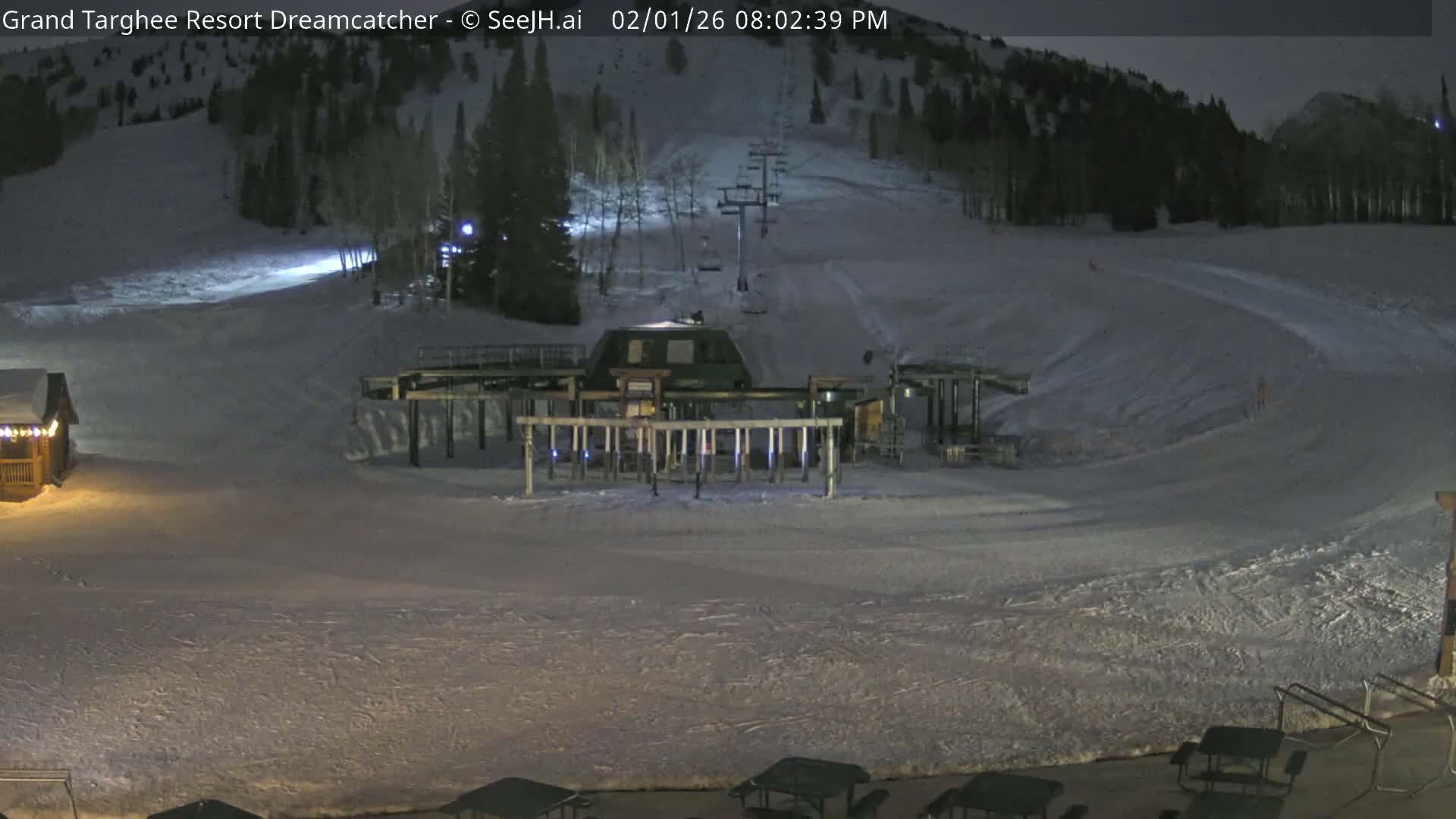 Grand Targhee Resort Ski Lifts & Slopes Live Cam - Alta, Teton, Wyoming, USA