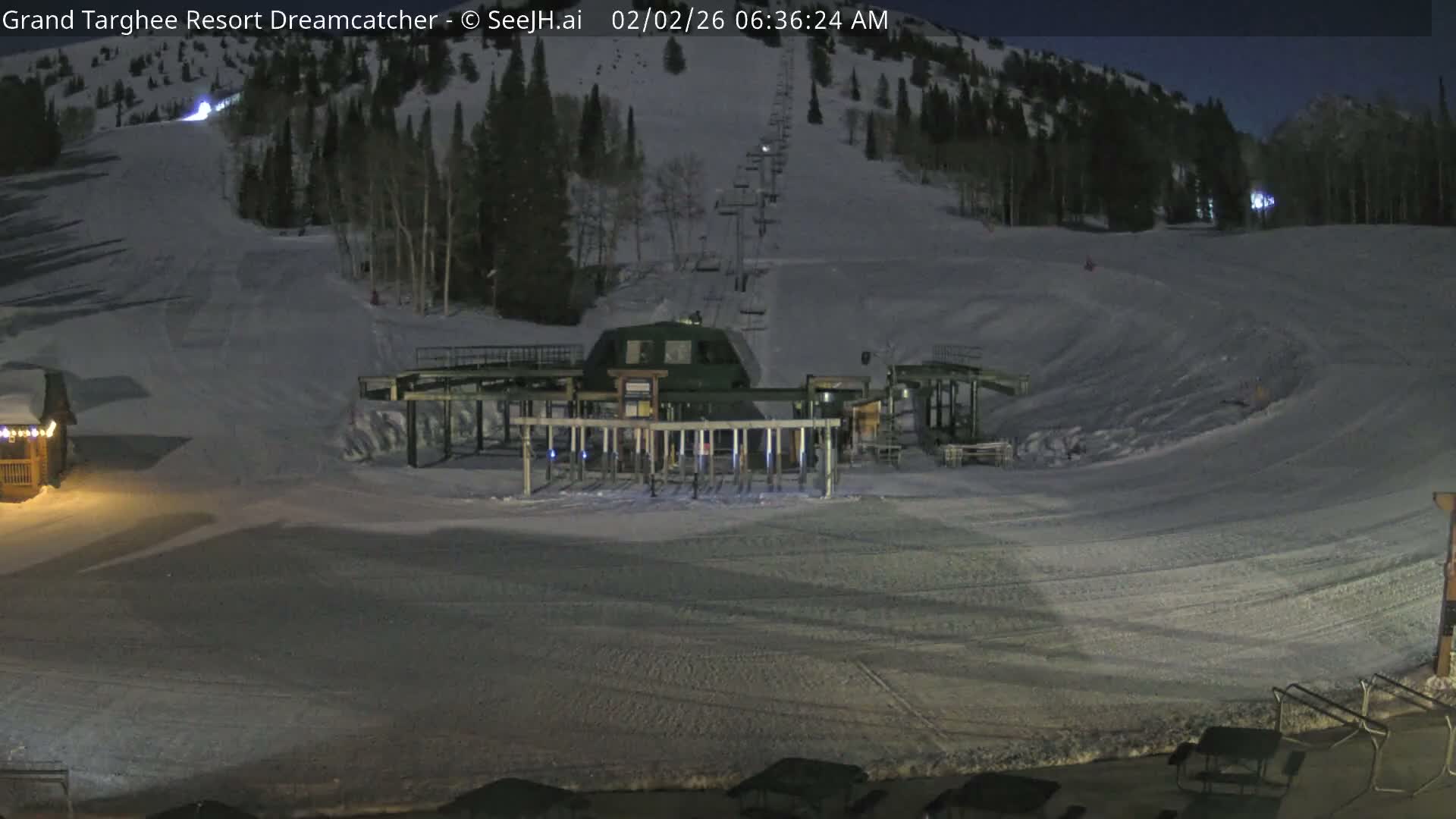 Grand Targhee Resort Ski Lifts & Slopes Live Cam - Alta, Teton, Wyoming, USA
