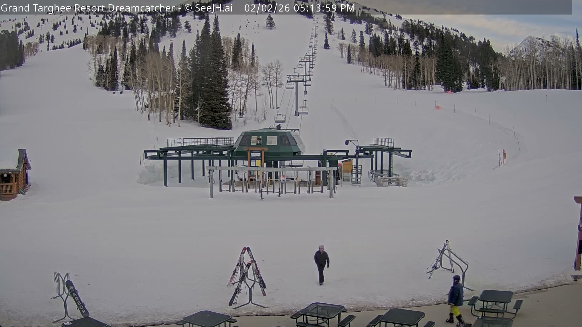 Grand Targhee Resort Ski Lifts & Slopes Live Cam - Alta, Teton, Wyoming, USA