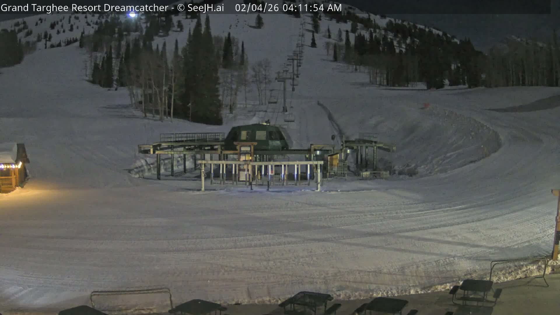 Grand Targhee Resort Ski Lifts & Slopes Live Cam - Alta, Teton, Wyoming, USA